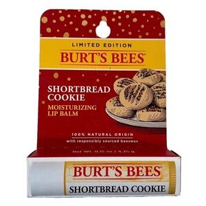 Limited Edition BURT’S BEES New in Box SHORTBREAD COOKIE Moisturizing LIP BALM